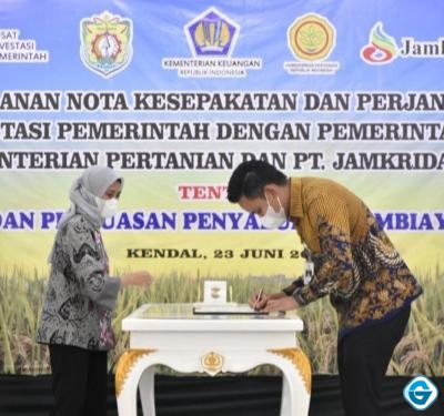 Kabupaten Kendal Menjadi Daerah Percontohan Nasional LKMA Untuk Tingkatkan Kesejahteraan Petani